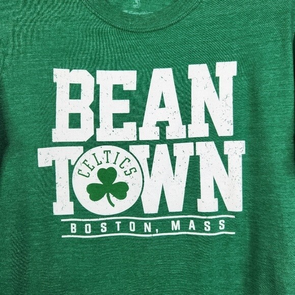 Fanatics Mens Boston Celtics Bean Town Big Letter Spellout Tee Size Small - Picture 5 of 5